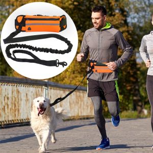 Deluxe Hands-Free Dog Leash Waist Attachment