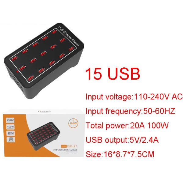 Desktop Multiple Usb Charging Hub