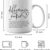 Difference Maker Definition Coffee Mug Appreciation Gift for Teacher Boss Leader Coworker