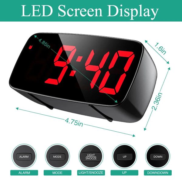Digital Led Clock Desktop Alarm Clock