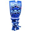 Disney Plush Flower Bouquet Mickey Minnie Stitch Doll
