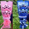 Disney Plush Flower Bouquet Mickey Minnie Stitch Doll