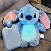 Disney Stitch Plush Hot Water Bottle with Cover