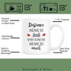Distance Means So Little When Someone Means So Much Coffee Mug, Gift for Long Distance Couple Friend Family, Birthday Gift