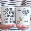 Distance Only Makes Our Friendship Grow Stronger - Bestie Personalized Custom Mug - Christmas Gift For Best Friends, BFF, Sisters