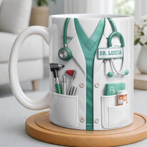Doctor Nutritional Facts Medical Appreciation - Personalized Custom Coffee Mug - DOC095_MG