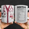 Doctor Nutritional Facts Medical Appreciation - Personalized Custom Coffee Mug - DOC095_MG