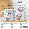 Dog Cat 3D Effect - 3D Inflated Effect Printed Mug, Personalized White Edge-to-Edge Mug