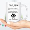 Dog Dad Custom Mug H229