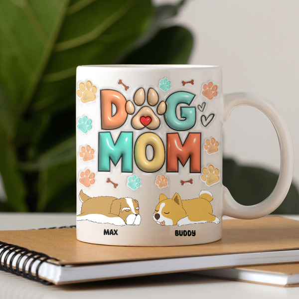 Dog Dad Dog Mom Mug Personalized Gift N304 890157