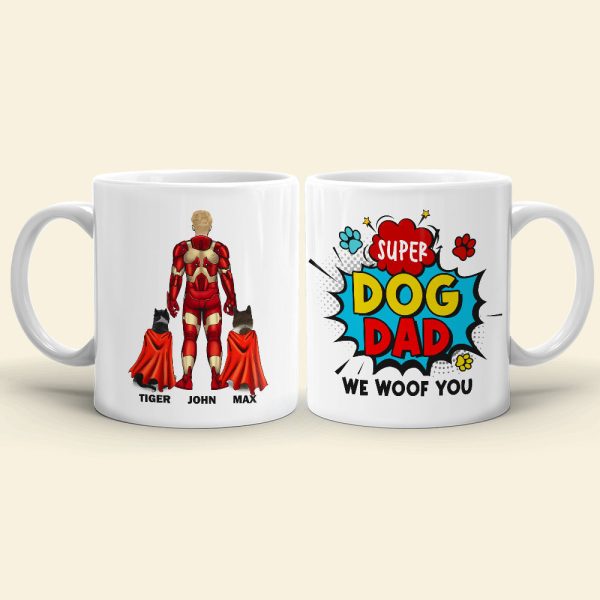 Dog Dad DR-WHM-03NATN210423TM-01 Personalized Coffee Mug