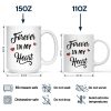 Dog Dad Forever In My Heart - Memorial Gift For Dog Lovers - Personalized Mug