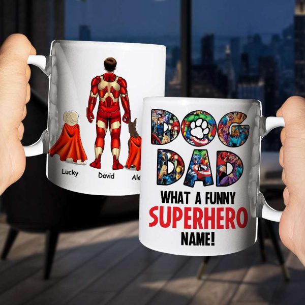Dog Dad Personalized Coffee Mug 07DNHN240423TM