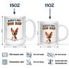 Dog Dad Thanks For Putting Up With My Sht - Personalized Mug