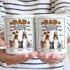 Dog Dad Thanks For Putting Up With My Sht - Personalized Mug