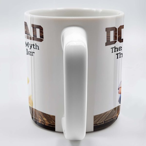 Dog Dad The Man The Myth The Snack Dealer Mug - Personalized Custom Coffee Mug - DOG019_MG