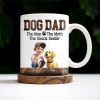 Dog Dad The Man The Myth The Snack Dealer Mug - Personalized Custom Coffee Mug - DOG019_MG