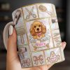 Dog Groomer, Cute Puppy In Bathtub With Scissors - Personalized Custom Coffee Mug - JBS126_MG