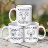 Dog Head Outline Reason I Wake Up Early In The Morning Personalized Mug