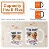 Dog Lovers' Personalized Mug No Returns Design, Gift for Couples