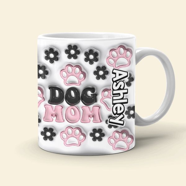 Dog Mom 02huhn281023 Personalized White Edge-to-edge Mug
