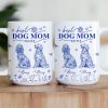 Dog Mom Custom Gift Chinoiserie Toile De Jouy Style - Personalized Mug