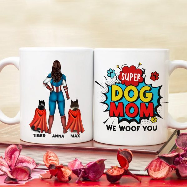 Dog Mom DR-WHM-03NATN210423TM-02 Personalized Coffee Mug