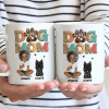 Dog Mom Leopard - Personalized Mug