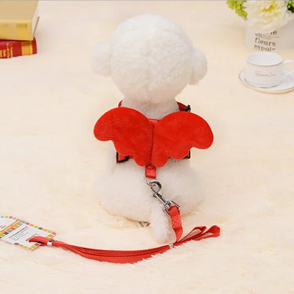 Dog Traction Rope Angel Wings Dogs Tactical Collar Harnesses