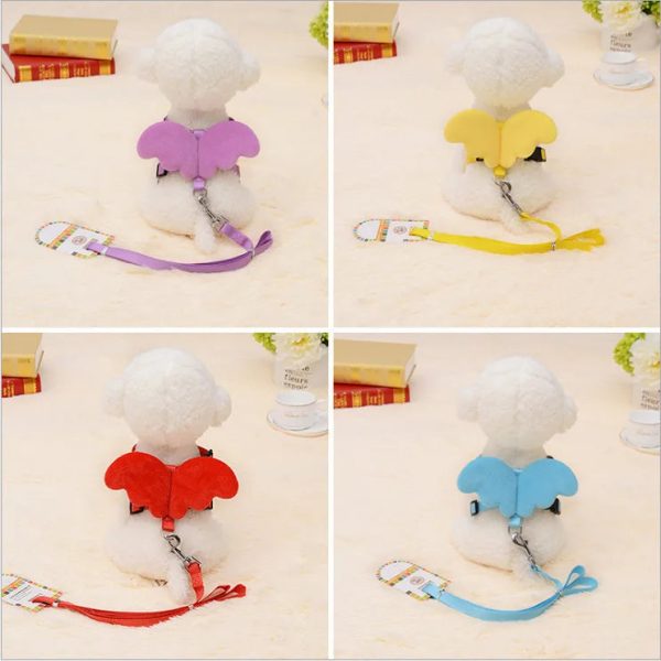 Dog Traction Rope Angel Wings Dogs Tactical Collar Harnesses