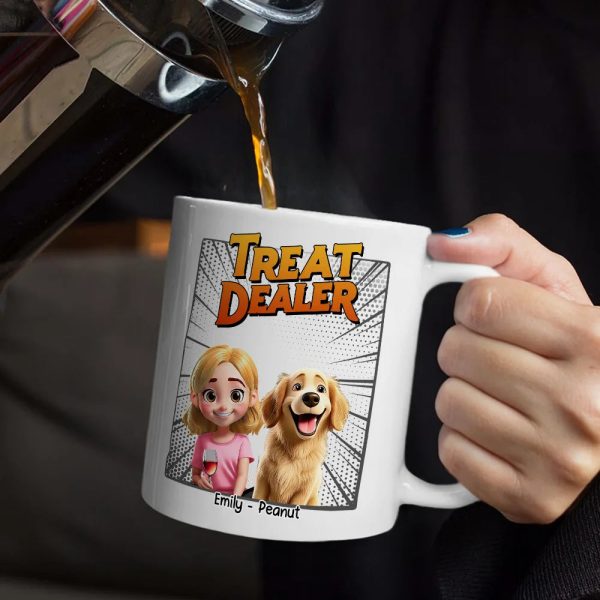Dog Treat Dealer 3D Effect - Personalized Mug