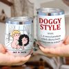 Doggy Style, Personalized Tumbler, Funny Couple Tumbler, Gift For Couple