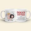 Doggy Style, Personalized Tumbler, Funny Couple Tumbler, Gift For Couple