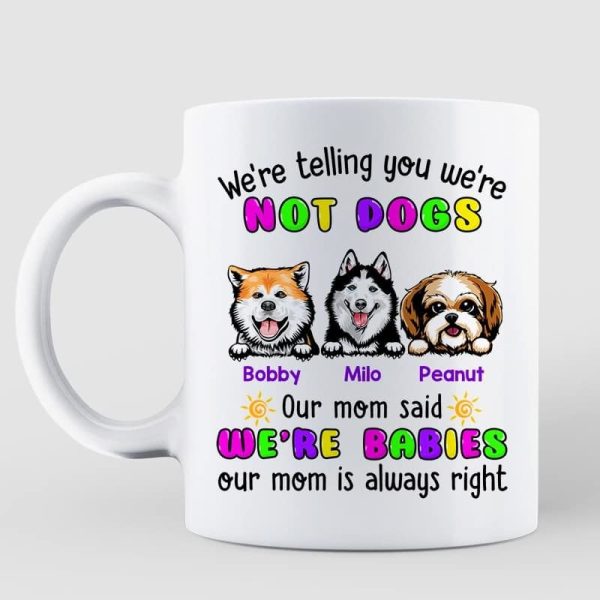 Dogs Are Babies Personalized Mug