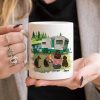 Dogs & Camping Make Me Happy - Personalized Mug