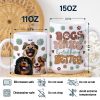Dogs Make Everything Better - 3D Inflated Effect Printed Mug, Personalized White Edge-to-Edge Mug