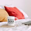 Dogs Over People Coffee Mug Funny Dog Lover Gift for Dog Mom Women Men, Birthday Christmas Gift