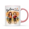 Doll Best Friends Besties Standing Fall Season Personalized Mug (11oz)