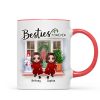 Doll Best Friends Sisters Christmas Front Door Personalized Mug
