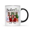 Doll Best Friends Sisters Christmas Front Door Personalized Mug