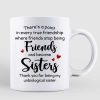 Doll Besties Best Friends Sitting On The Beach Personalized Mug
