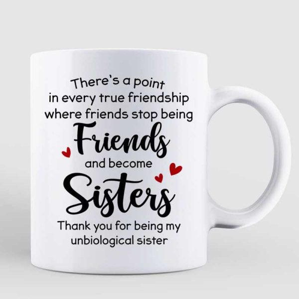Doll Besties Best Friends Sitting On The Beach Personalized Mug