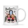 Doll Besties Sisters Front Porch Personalized Mug