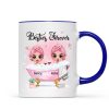 Doll Besties Sisters In The Bathtub Personalized Mug