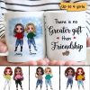 Doll Besties There Is No Greater Gift Winter Gift For Besties Sisters Siblings Personalized Mug