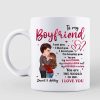 Doll Couple Kissing To My Boyfriend Girlfriend Husband Wife Personalized Mug