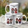 Doll Couple Sitting Halloween Costume Personalized Mug