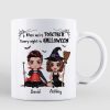 Doll Couple Sitting Halloween Costume Personalized Mug