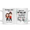 Doll Couple Watercolor Together Since Personalized Mug