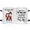 Doll Couple Watercolor Together Since Personalized Mug